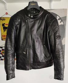 Giacca Helstons vintage cafe racer Total Black L