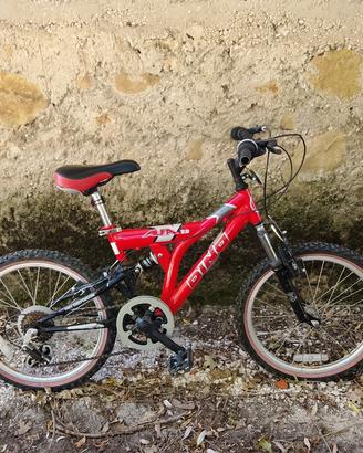 bici da bambino con sospensioni,e 6 marce 