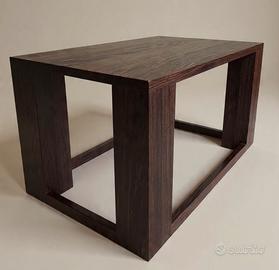 Tavolo da salotto in legno Wengé handcrafted