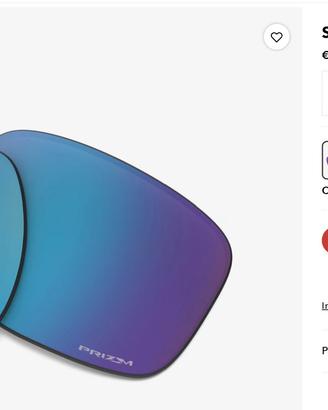 Lenti Oakley Prizm Sapphire Iridium per Sliver