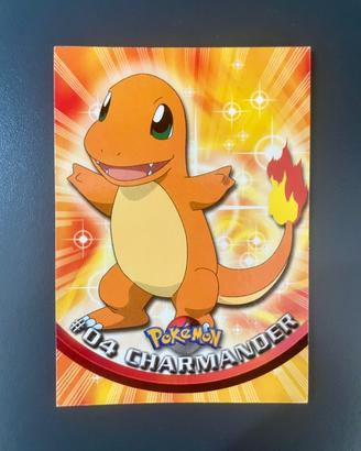Pokemon Topps ITA Blue Logo - Charmander #04