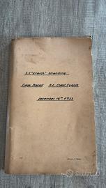 Archivio navale originale 1933-34 S.S.Exarch Cipro