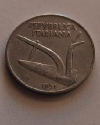 Lotto 220 monete da 10 lire (spiga)
