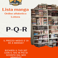 Lotto Manga vari - Entra nel profilo - P-Q-R