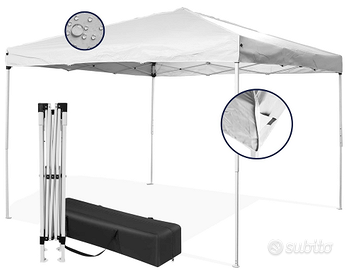 Gazebo 3x3 Pieghevole Impermabile Anti UV