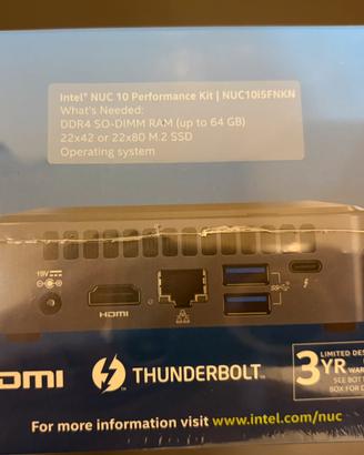 Nuovo! Intel NUC Barebone BXNUC10I5FNKN2