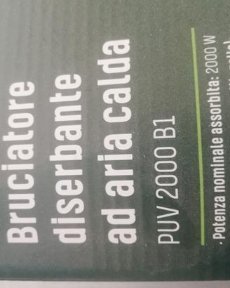 BRUCIATORE DISSERBANTE
