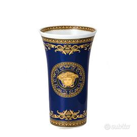 Vaso porcellana Versace by Rosenthal Medusa Blue.