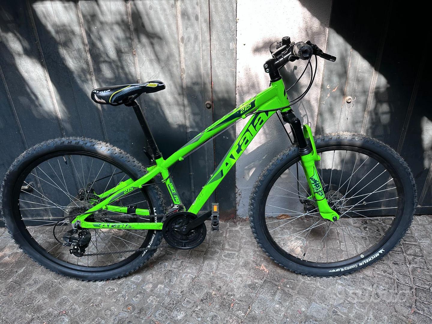 Atala Race Bici Atala Verde Atala Bici Nera E Verde Mtb 24 Atala