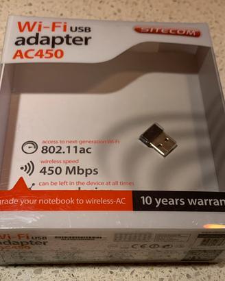 Sitecom Wi-Fi adapter USB AC450