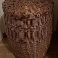 CESTO VIMINI GRANDE CON COPERCHIO