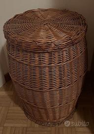 CESTO VIMINI GRANDE CON COPERCHIO