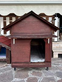 Cuccia cane XL in legno massello Jatoba