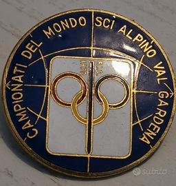 spilla campionati sci alpino 1970