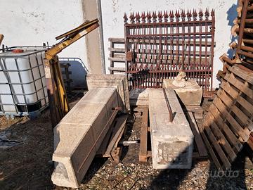 colonne in pietra di Vicenza 