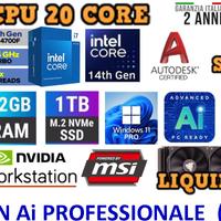 PC PRO Ai i7-14700 32GB RAM NVIDIA QUADRO ADA 16GB