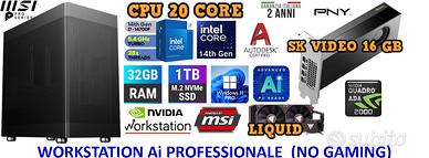 PC PRO Ai i7-14700 32GB RAM NVIDIA QUADRO ADA 16GB