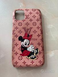 Cover rosa con Minnie LV iphone 11
