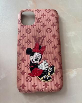 Cover rosa con Minnie LV iphone 11