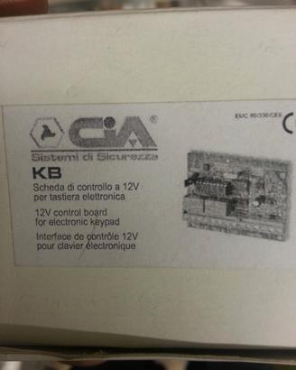 Cia scheda di controllo modello kb