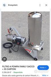 Pompa filtro per Vino