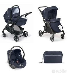 Trio Cam Fluido Easy Blu Con Telaio Nero

