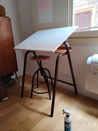 Tavolo da disegno Vintage