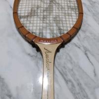 racchetta da tennis Maxima Audax vintage in legno