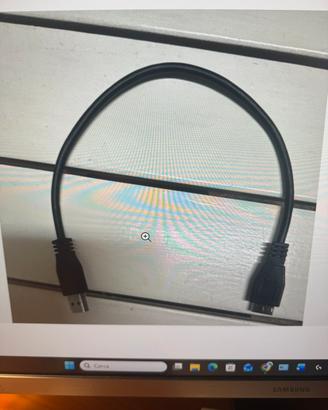 Cavo  usb corto per ricarica e trasferimento