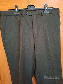 pantalone uomo classico marrone