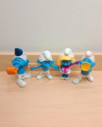 Lotto 4 Puffi Peyo McDonald's 2013 - Smurfs