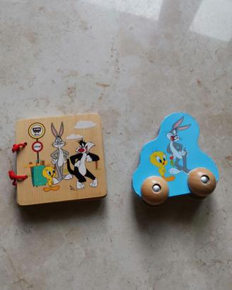 Set Giochi in legno Looney Tunes