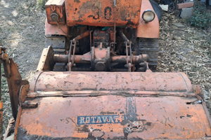 Fiat cingolato 25c con fresa zappe nuove