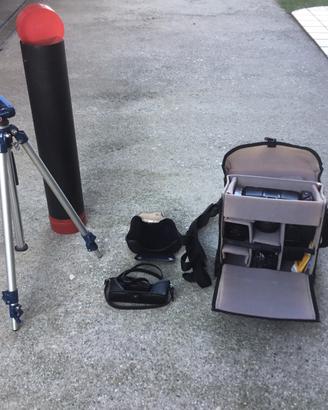 Macchina Reflex a pellicola con kit