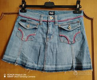 Minigonna jeans vintage D&G