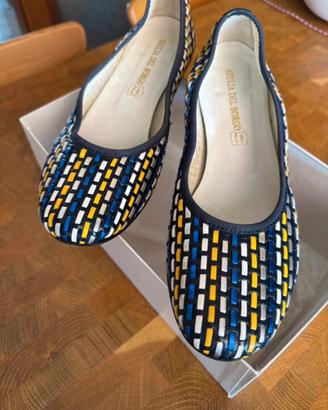 Scarpe donna in pelle tacco 4cm