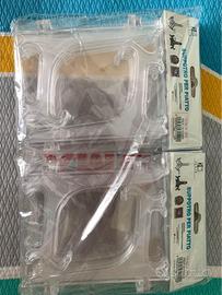 Porta Piatti in Plastica Trasparente