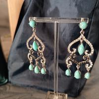 orecchini con simil turchese 