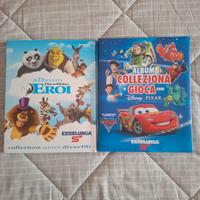 2 album figurine Esselunga: 1 Disney, 1 DreamWorks