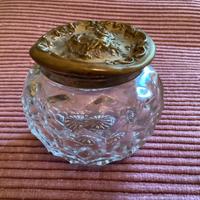 Vasetto in vetro Art Nouveau Vintage
