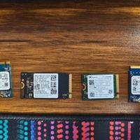 SSD NVME - 512 GB e 256 GB