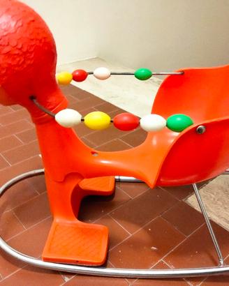 dondolo bambini canova anni 60 70 vintage 