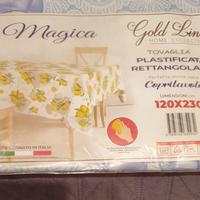 TOVAGLIA o COPRITAVOLO RETTANGOLARE SHABBY IN PLAS