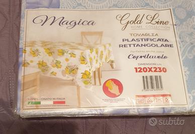 TOVAGLIA o COPRITAVOLO RETTANGOLARE SHABBY IN PLAS