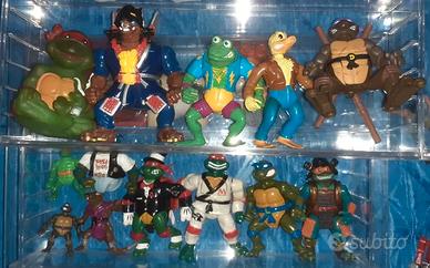 set figures Tartarughe Ninja Turtles vintage 80 90
