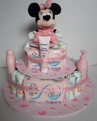 Torta di pannolini baby shower
