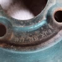 4 CERCHI 15\" - 6JX15H2 ET 40 Fiat punto- LANCIA