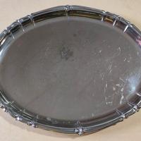 Vassoio ovale in acciaio inox 18/10