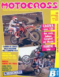 rivista MOTOCROSS numero 10 del 1985