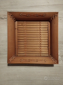 Vassoio in bambù da arredamento